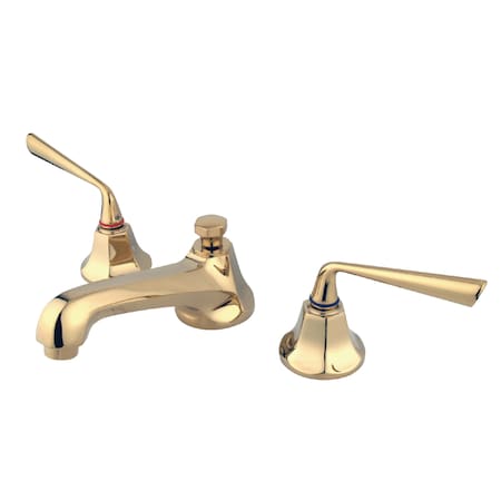 Silver Sage KS4462ZL 8-Inch Widespread Bathroom Faucet with Brass Pop-Up KS4462ZL